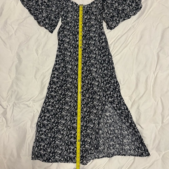 Floral Black and White Maxi/Midi Dress - Picture 5 of 8